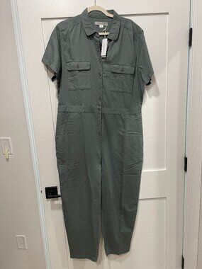 Front Button Jumpsuit
